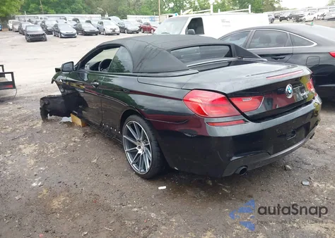 2014 BMW 640I из США, поврежденный, VIN WBALW7C5XED595934